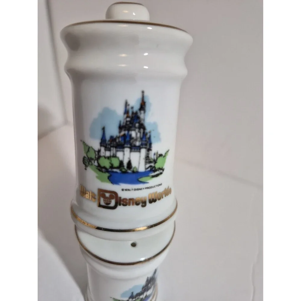 Walt Disney World Cinderella Castle Salt & Pepper Shakers Made In Japan VTG